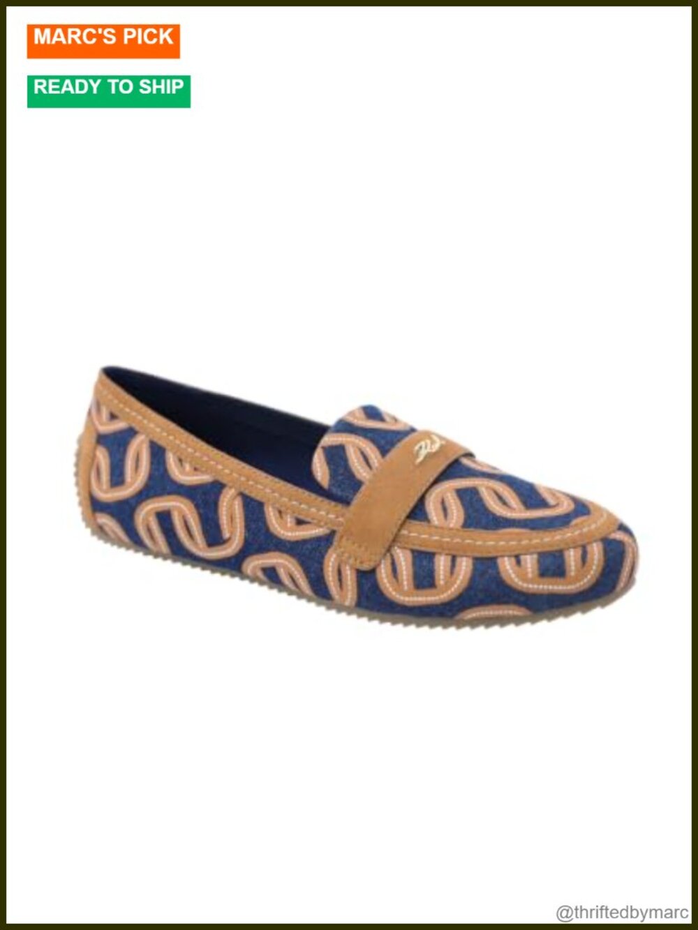 KARL LAGERFELD Womens Loafer Mocc-On Flat Jute Casual Comfort